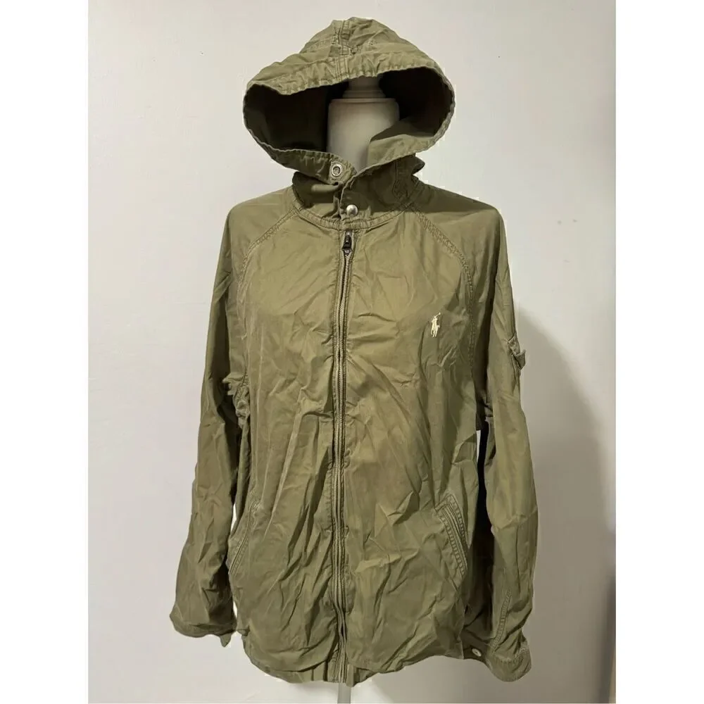 Polo Ralph Lauren green Hooded full zip
